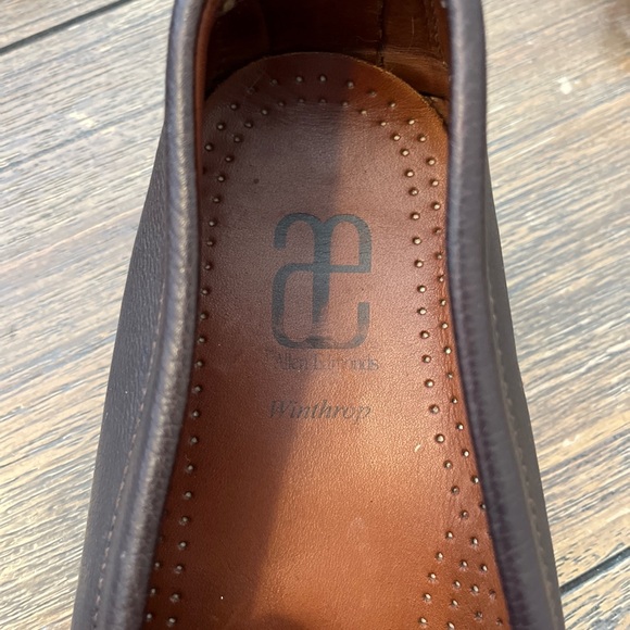 Allen Edmonds Winthrop Brown Leather Loafers Driving Shoes Mens size 9.5 E - Picture 8 of 8